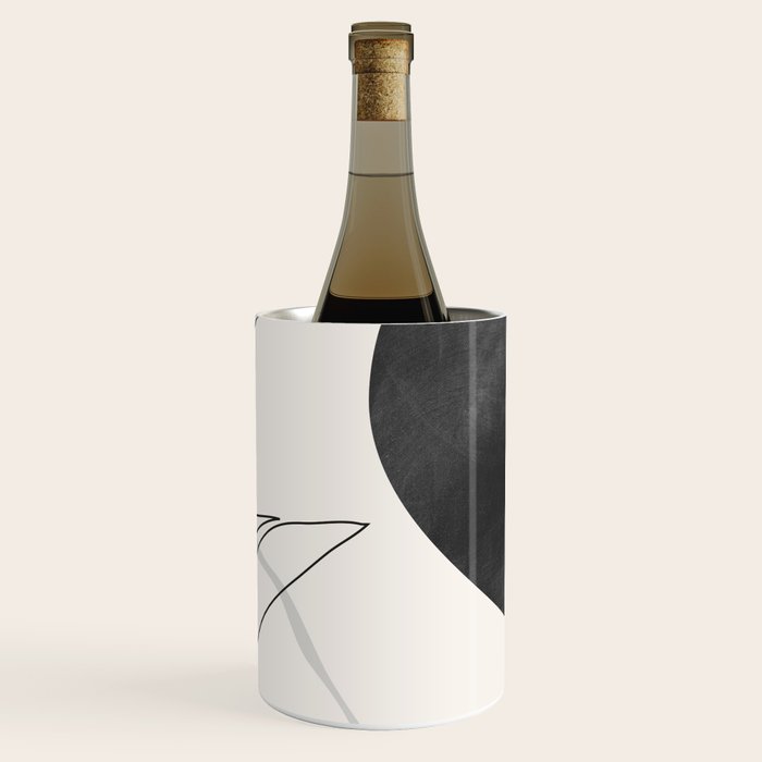 Abstract Art Minimal Plant Wine Chiller Gallery Image 3