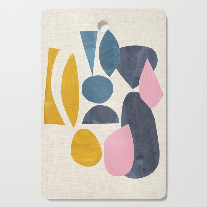 Gold Among Rocks Cutting Board Gallery Image 1