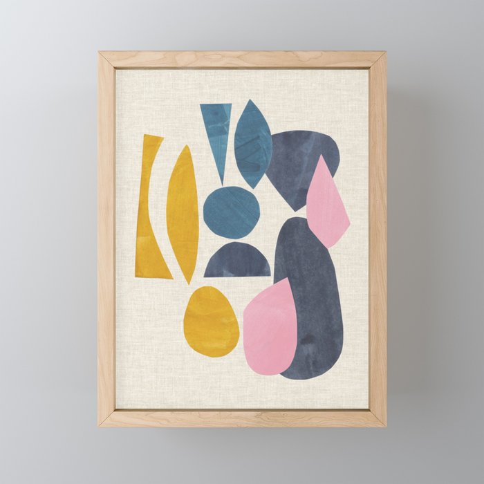 Gold Among Rocks Mini Art Print Gallery Image 1