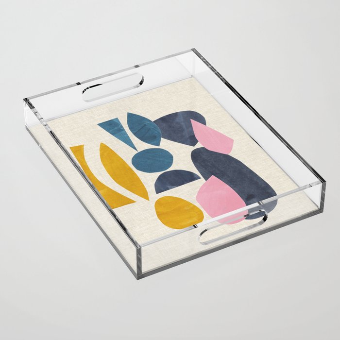 Gold Among Rocks Acrylic Tray Gallery Image 1