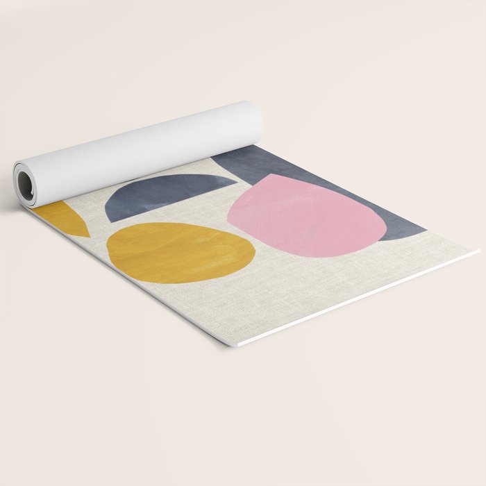 Gold Among Rocks Yoga Mat Gallery Image 2