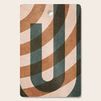 ABSTRACT ALPHABET / Decorative J Cutting Board Gallery Image 1