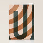 ABSTRACT ALPHABET / Decorative J Stationery Card Gallery Image 2