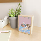 Dreaming Tiger Botanical Bliss Mini Art Print Gallery Image 2