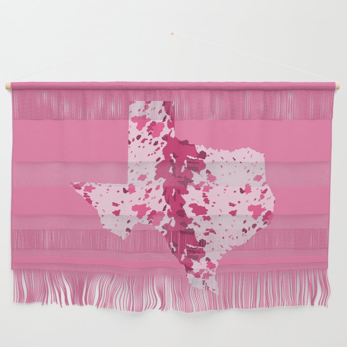 Texas Pink Longhorn Wall Hanging Gallery Image 1