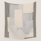 Pattern on Pattern Paper Collage Contemporary Texture  Wall Tapestry Gallery Image 4