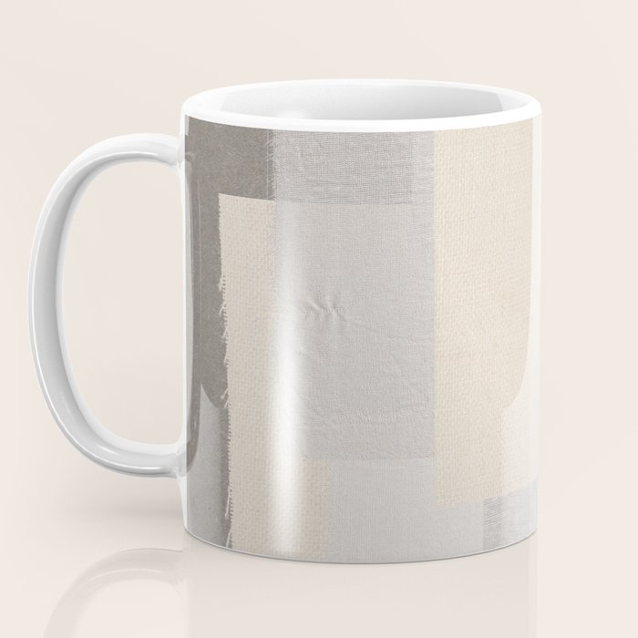 Pattern on Pattern Paper Collage Contemporary Texture  Coffee Mug Gallery Image 3