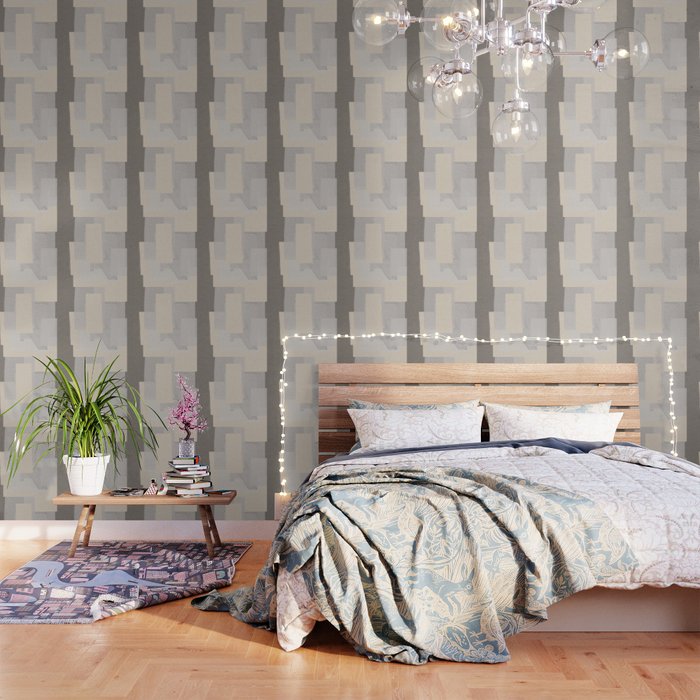 Pattern on Pattern Paper Collage Contemporary Texture  Wallpaper Gallery Image 3