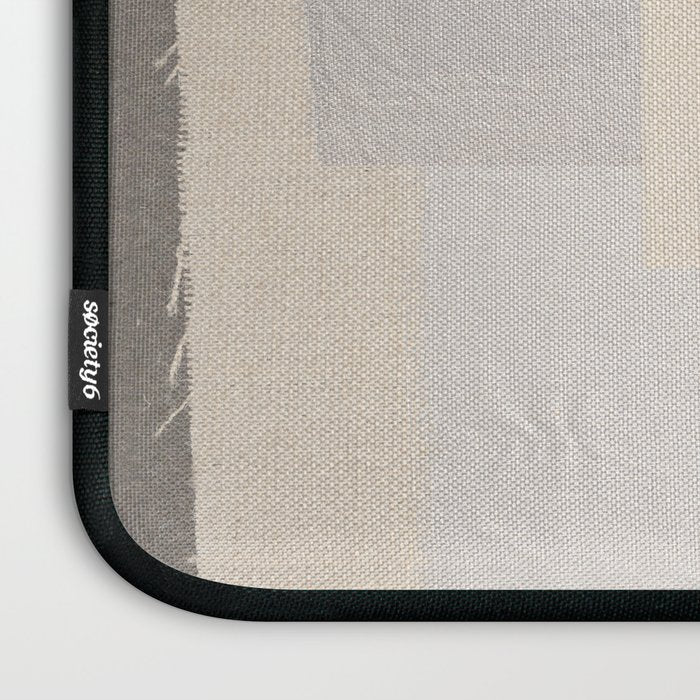 Pattern on Pattern Paper Collage Contemporary Texture  Laptop Sleeve Gallery Image 3