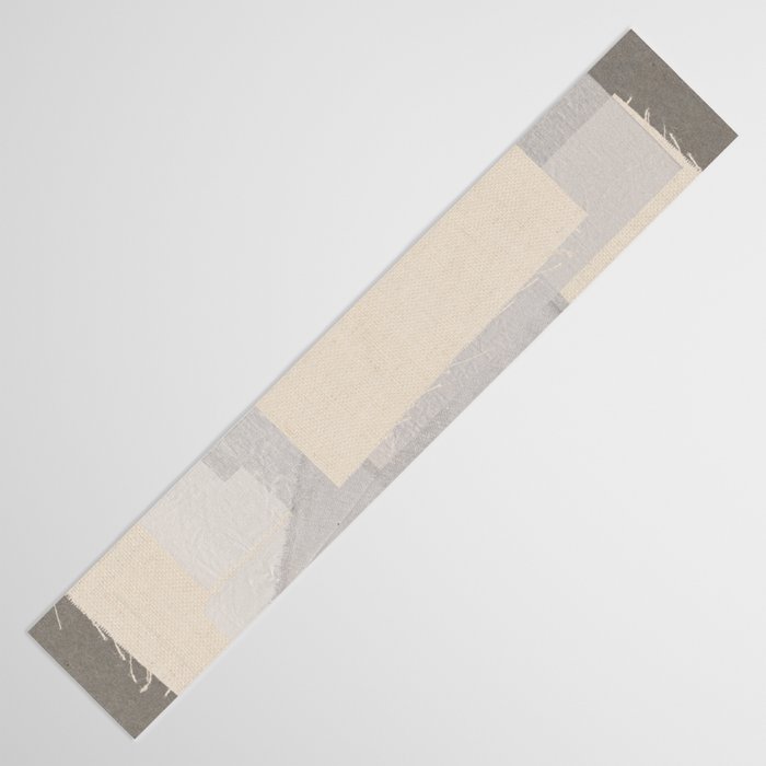 Pattern on Pattern Paper Collage Contemporary Texture  Table Runner Gallery Image 3