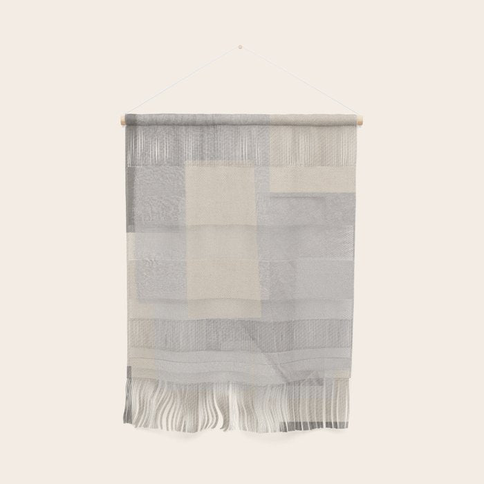 Pattern on Pattern Paper Collage Contemporary Texture  Wall Hanging Gallery Image 1