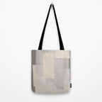 Pattern on Pattern Paper Collage Contemporary Texture  Tote Bag Gallery Image 2