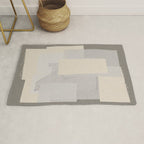 Pattern on Pattern Paper Collage Contemporary Texture  Rug Gallery Image 1