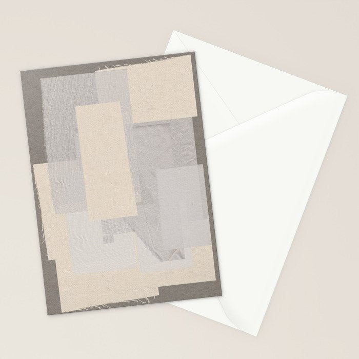 Pattern on Pattern Paper Collage Contemporary Texture  Stationery Card Gallery Image 2