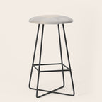 Pattern on Pattern Paper Collage Contemporary Texture  Stool Gallery Image 1