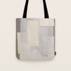 Pattern on Pattern Paper Collage Contemporary Texture  Tote Bag Gallery Image 1