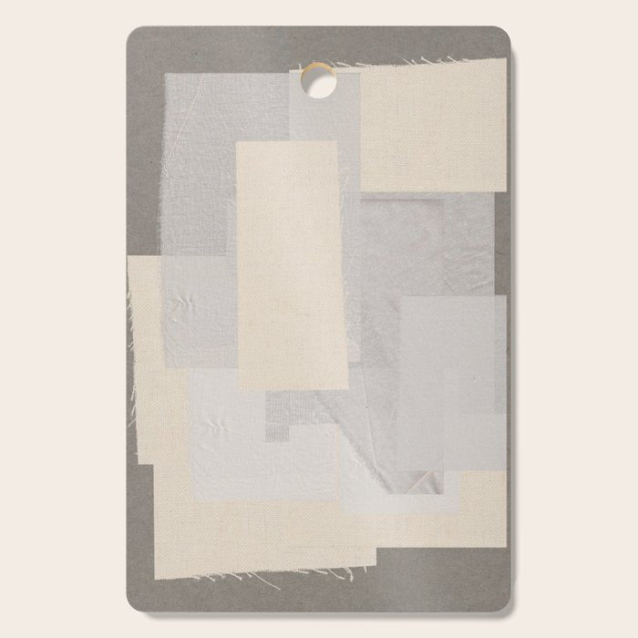 Pattern on Pattern Paper Collage Contemporary Texture  Cutting Board Gallery Image 1