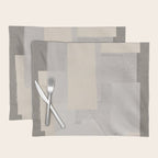 Pattern on Pattern Paper Collage Contemporary Texture  Placemat Gallery Image 1