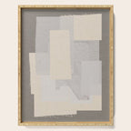 Pattern on Pattern Paper Collage Contemporary Texture  Serving Tray Gallery Image 1