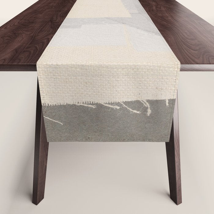 Pattern on Pattern Paper Collage Contemporary Texture  Table Runner Gallery Image 1