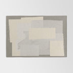 Pattern on Pattern Paper Collage Contemporary Texture  Rug Gallery Image 2