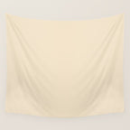 Light Neutral Cream Beige Solid Wall Tapestry Gallery Image 4