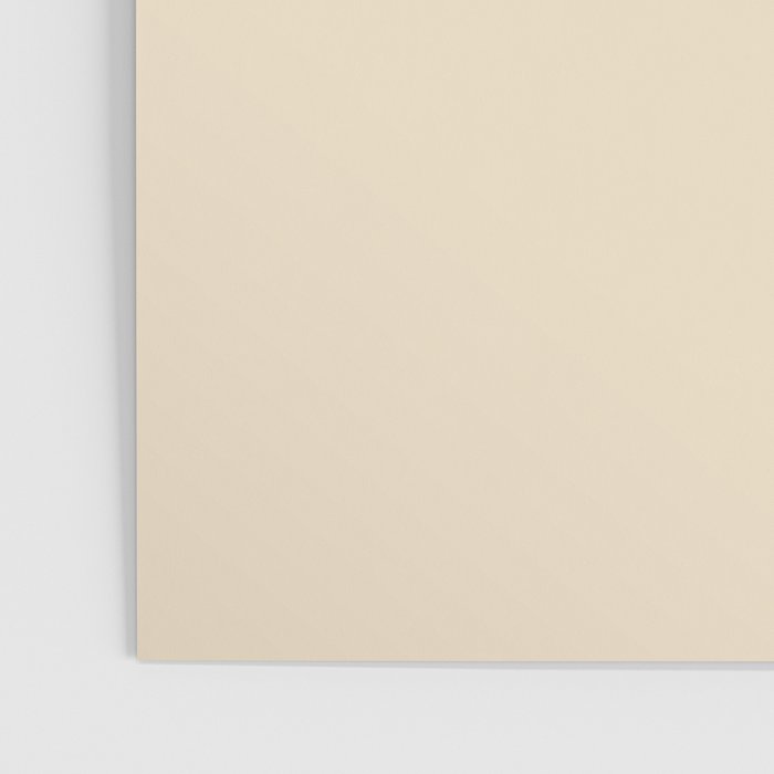 Light Neutral Cream Beige Solid Poster Gallery Image 3