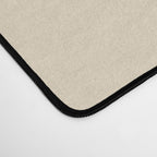 Light Neutral Cream Beige Solid Desk Mat Gallery Image 4