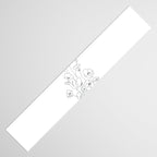 Poppy Flowers Line Art Table Runner Gallery Image 3