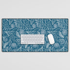 Sea Life - Marine Blue Desk Mat Gallery Image 1