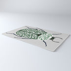 Beetle and leaves Rug Gallery Image 3