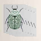 Beetle and leaves Wrapping Paper Gallery Image 3