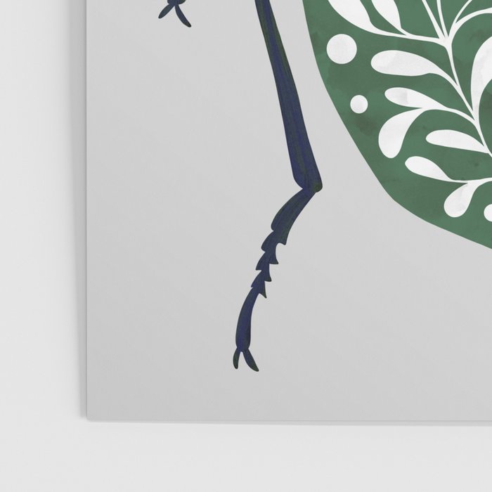 Beetle and leaves Poster Gallery Image 3