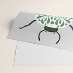 Beetle and leaves Wrapping Paper Gallery Image 2
