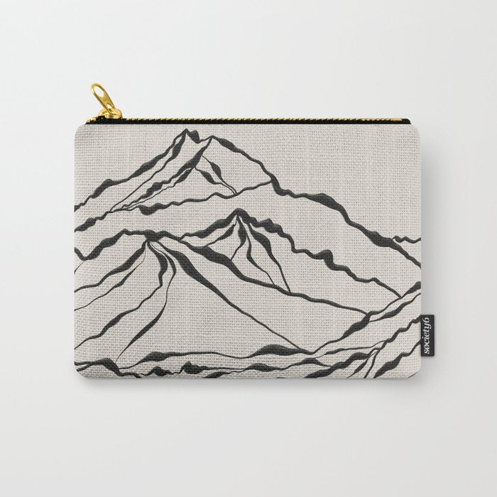 Mountains know the secret IV Carry All Pouch Gallery Image 1