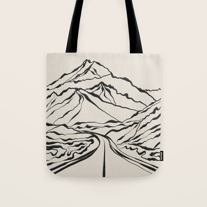 Mountains know the secret IV Tote Bag Gallery Image 1