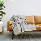 Mountains know the secret IV Throw Blanket Gallery Image 1