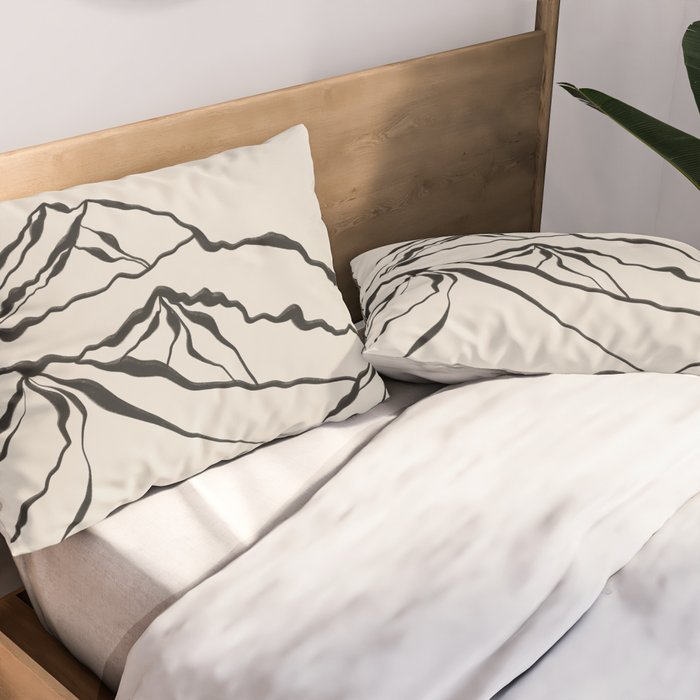 Mountains know the secret IV Pillow Sham Gallery Image 2