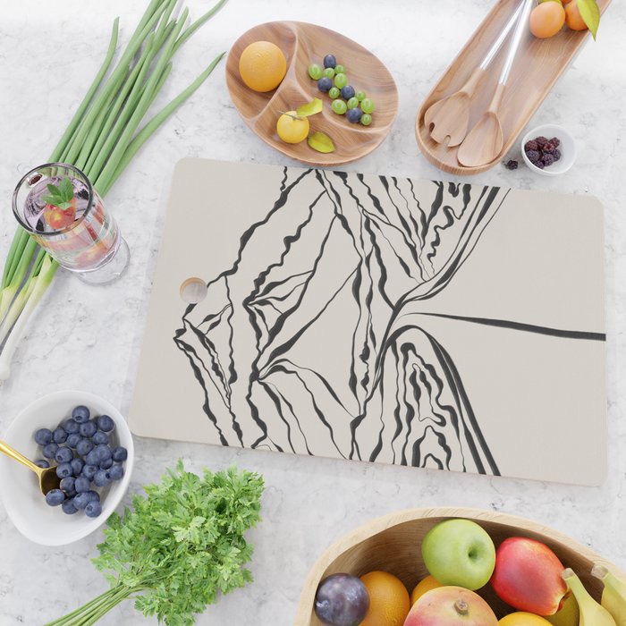 Mountains know the secret IV Cutting Board Gallery Image 2