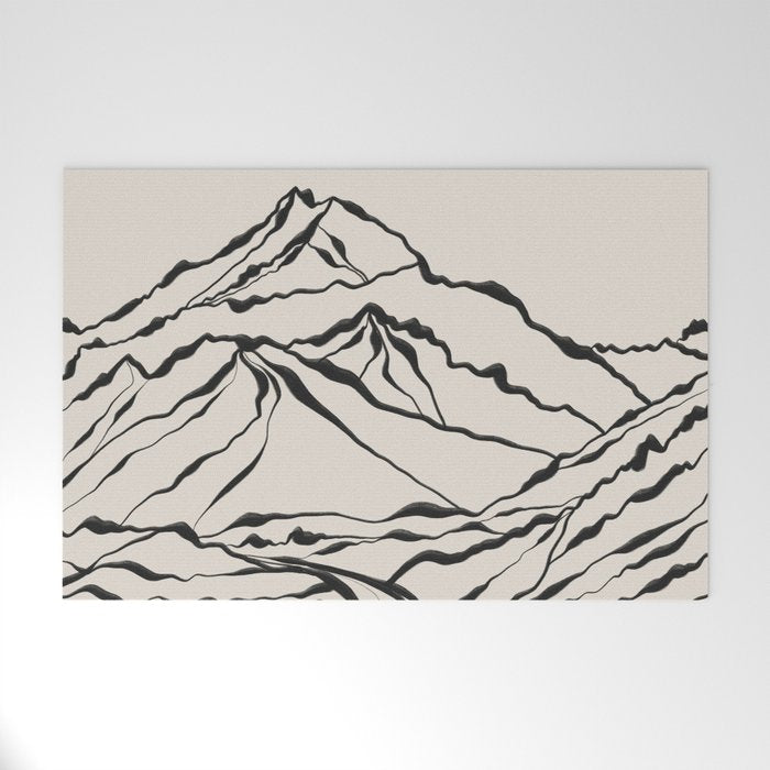 Mountains know the secret IV Welcome Mat Gallery Image 1