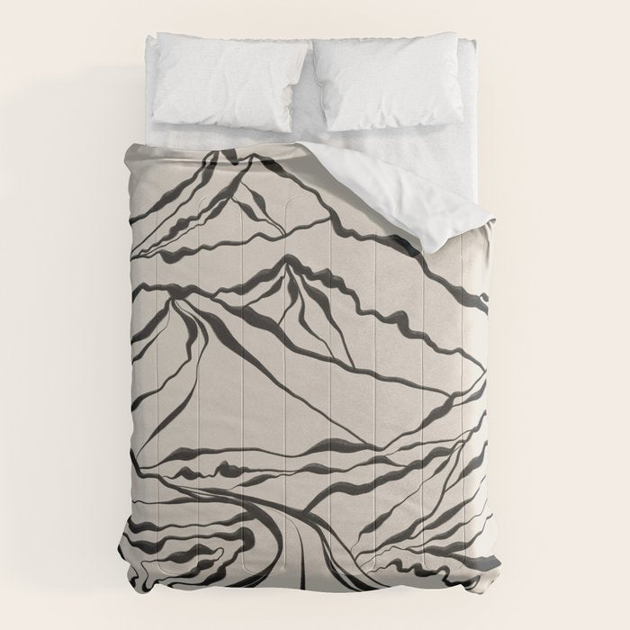 Mountains know the secret IV Comforter Gallery Image 6
