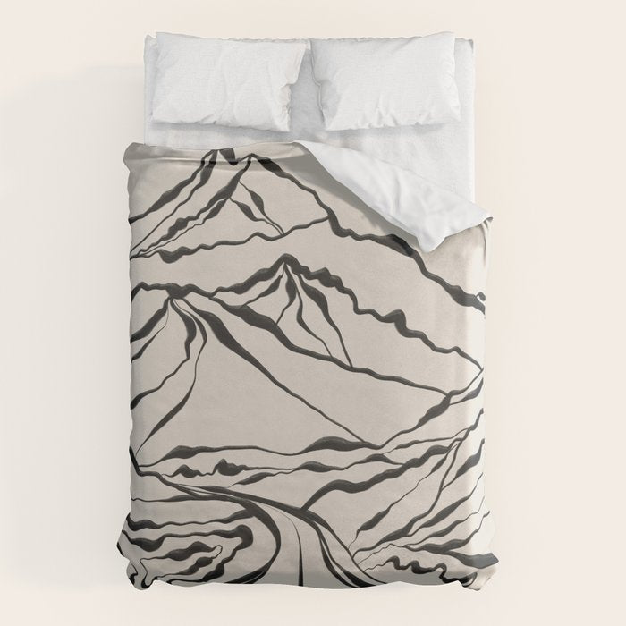 Mountains know the secret IV Duvet Cover Gallery Image 6