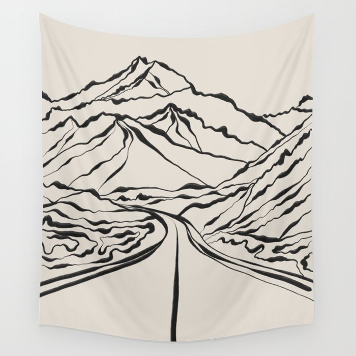Mountains know the secret IV Wall Tapestry Gallery Image 4