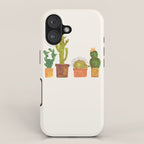 Hedgehog and Cactus (incognito) iPhone Case Gallery Image 1