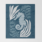 Seahorse Nest - Dark Throw Blanket Gallery Image 2