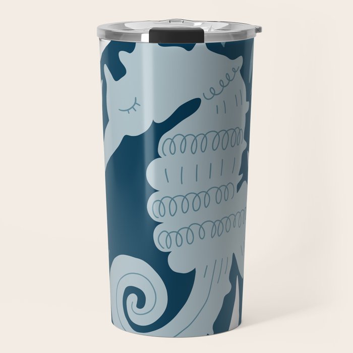 Seahorse Nest - Dark Travel Mug Gallery Image 1