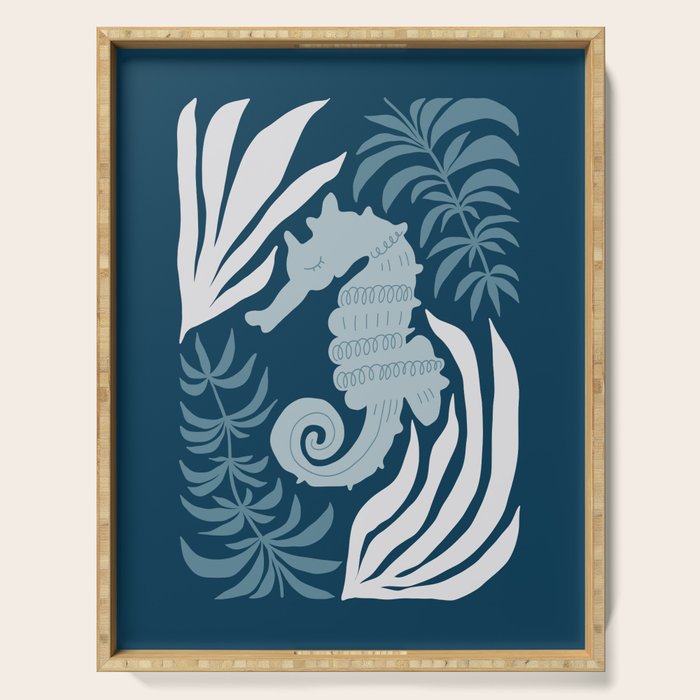 Seahorse Nest - Dark Serving Tray Gallery Image 1