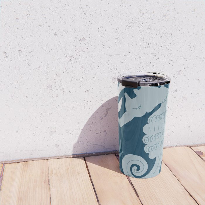 Seahorse Nest - Dark Travel Mug Gallery Image 4
