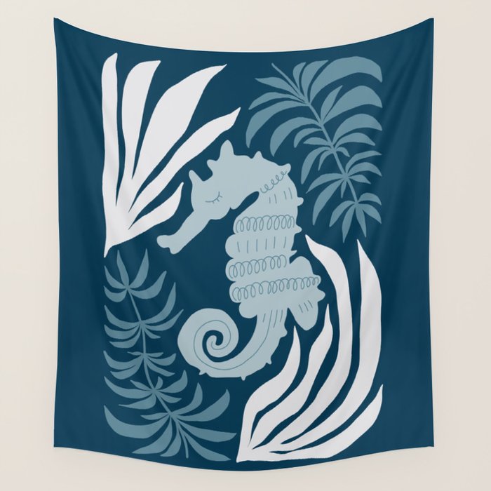 Seahorse Nest - Dark Wall Tapestry Gallery Image 4