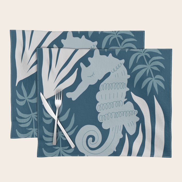 Seahorse Nest - Dark Placemat Gallery Image 1